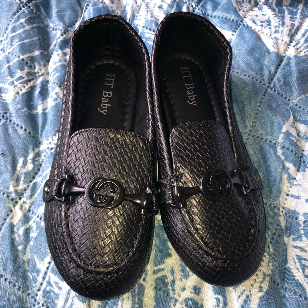 Black Children’s Loafers